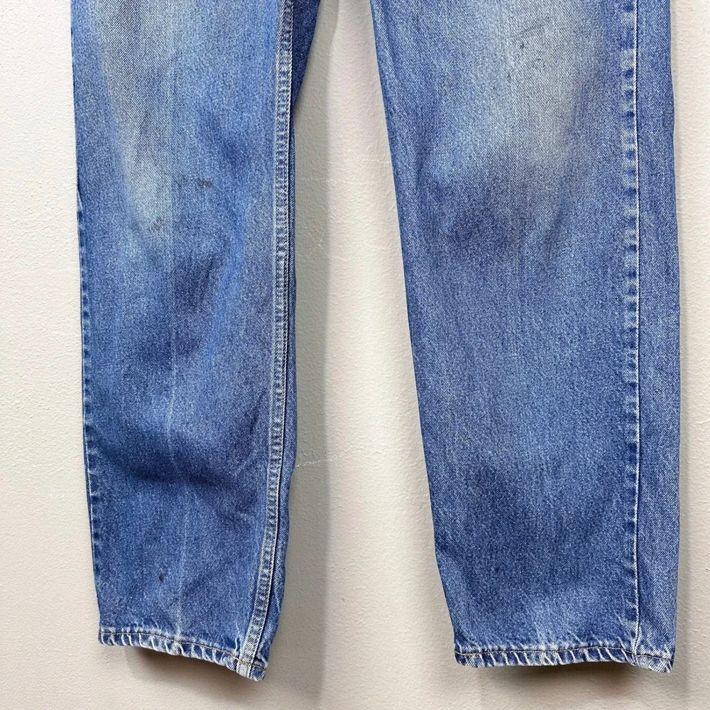 Vintage‎ 90s Levi's 505 Jeans Mens 40x32 Orange Tab Straight Leg Mexico *Flaws*